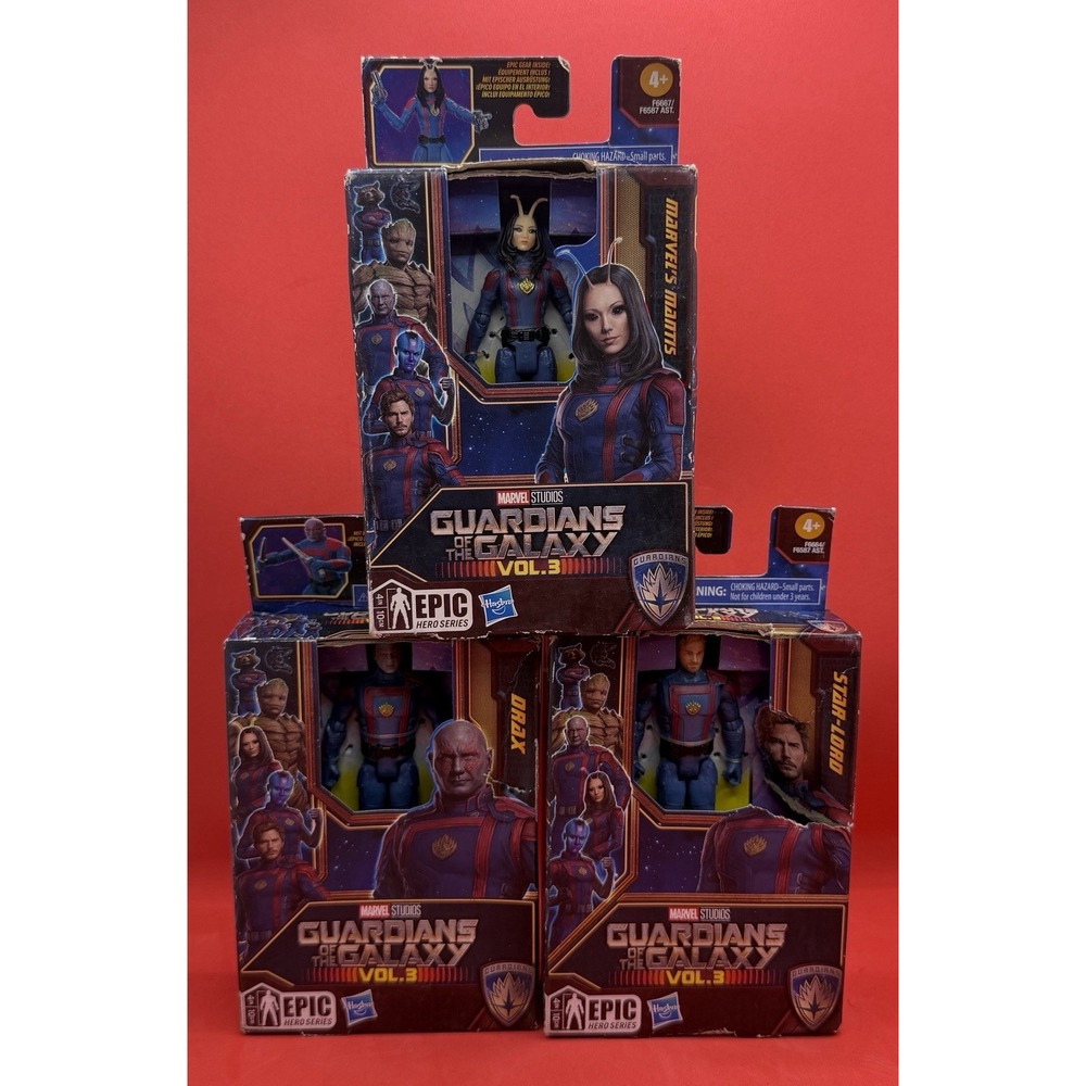 Marvel Guardians of the Galaxy Vol 3 Epic Hero Series  Set Of 3